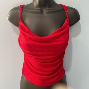 No Boundaries Red Tank Top